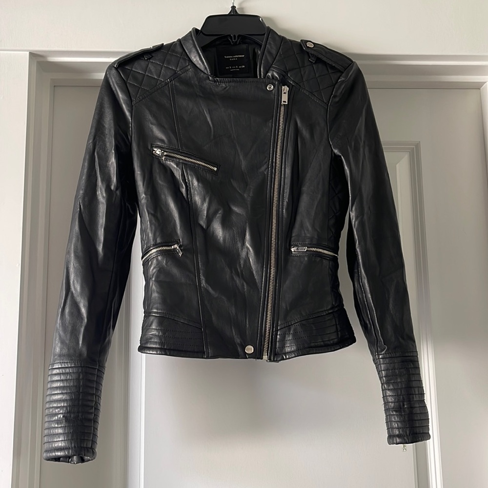 Zara Trafaluc leather jacket